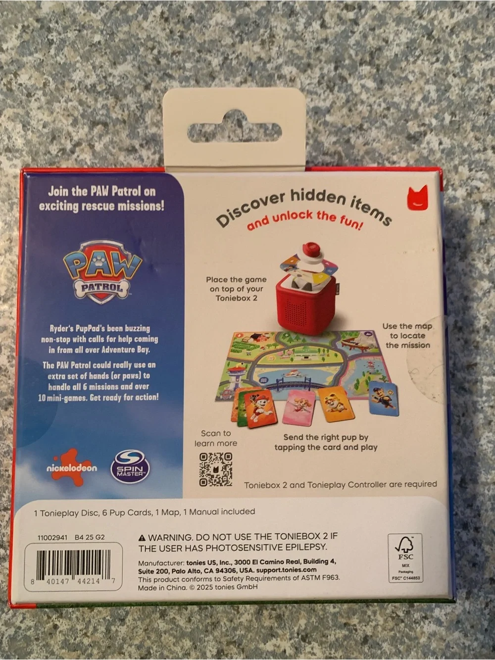 Tonies Tonieplay PAW Patrol: Adventure Bay Rescue Heroes Game